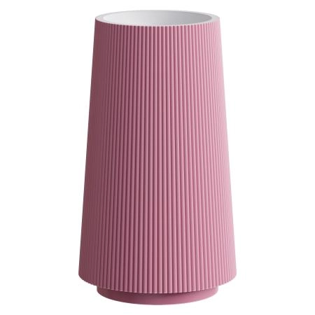 Раковина напольная Boheme рифленая Corian 480*480*850 LIGHT PINK (роза) 801-Torre-LP