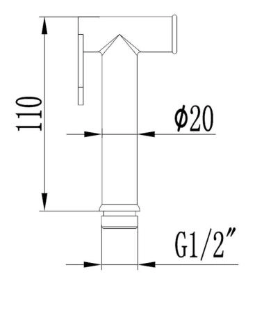 Гигиенический душ ESKO HSB150 хром