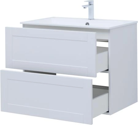 Тумба под раковину Aquanet Терра 80 белый матовый