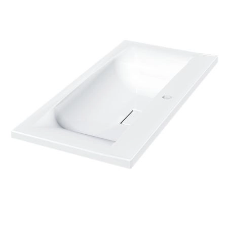 Раковина Vincea VCB-3M900W из искусственного камня, цвет белый