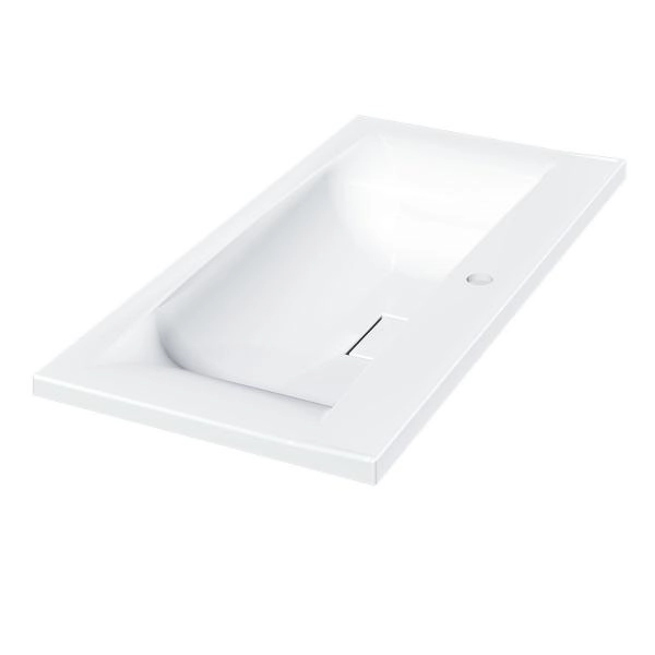 Раковина Vincea VCB-3M900W из искусственного камня, цвет белый