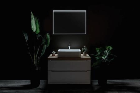 Зеркало Silver Mirrors Эдисон 900х650 бесконтактный сенсор