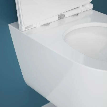 Унитаз ESBANO CLAVEL-53T торнадо безободковый подвесной белый 530x360x360