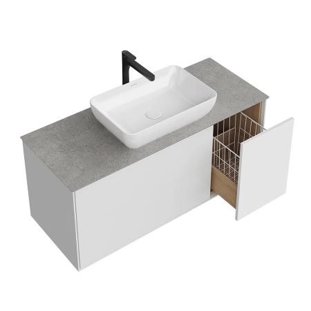 Тумба Kerama Marazzi PLAZA MODERN ПЛАЗА МОДЕРН PLB.M.120.3\WHT.V подвесная 120 белый 3 ящика
