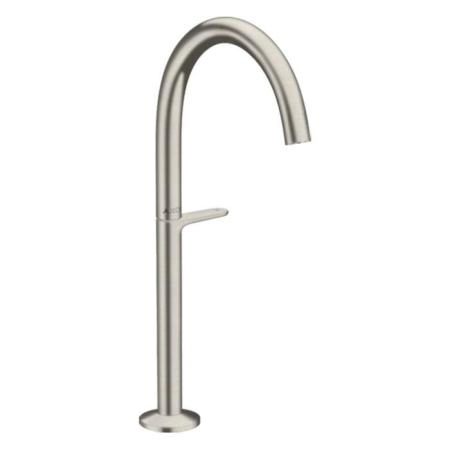Axor One Смеситель для раковины Sel 260, на 1 отв., высокий, с донным клапаном Push-Open, цвет: сталь