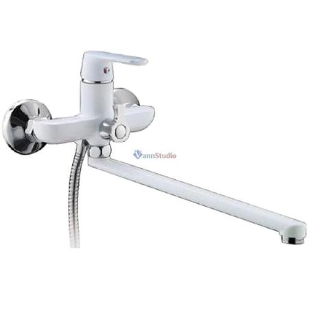 Смеситель для ванны Frap F2231 белый хром