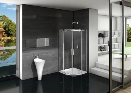 Душевой угол GOOD DOOR Galaxy R-TD-100-C-CH 100x100 см