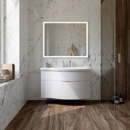 Тумба Kerama Marazzi RIVA РИВА RV.100Rh\WHT.M 100 см правая, белая матовая