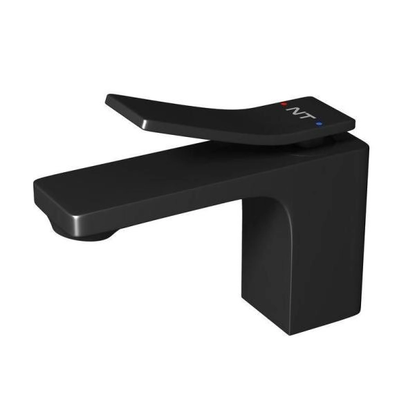Смеситель NT BAGNO NT1801В VOLNO для раковины черный матовый