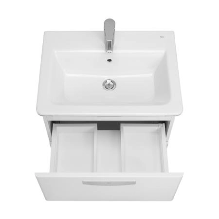 Roca The Gap Original Тумба подвесная 60x41x60см, с 2 ящиками, цвет: белый