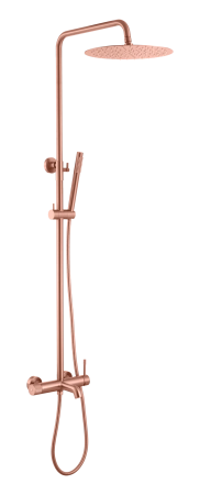 Стойка для душа Boheme со смесителем UNO Copper Brushed 468-CB