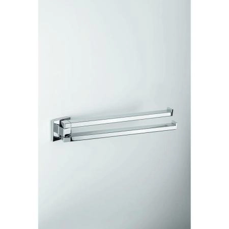 Полотенцедержатель Colombo Basic Q B3712 33.4см двойной поворотный, хром