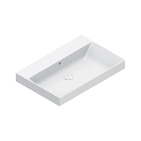 Catalano Zero Раковина 75x50см, без отв., цвет: белый глянцевый