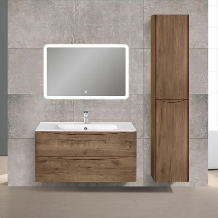 Тумба под раковину Vincea Paola 1000 подвесная, 2 выкатных ящика soft close, V.Oak
