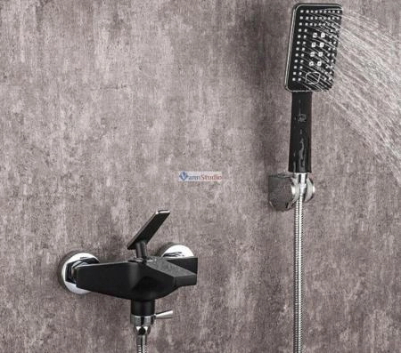 Смеситель для ванны Frap F3257 черный хром