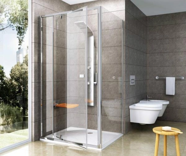 Неподвижная стенка Ravak PPS-100 блестящая + Транспарент