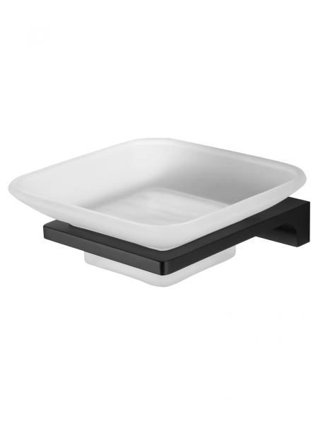 Мыльница с держателем WONZON & WOGHAND ECLIPSE, Черный (WW-9122-BL)