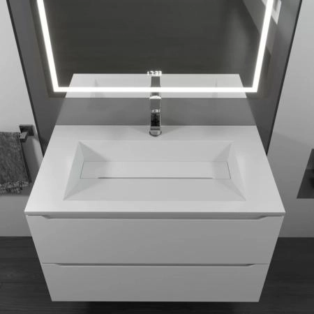 Раковина Uperwood Next 80 см, прямоугольная, белая