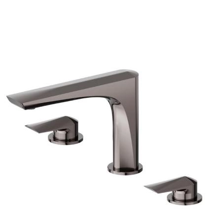 Newform Delta Zero Смеситель для раковины, 3 отв., цвет: PVD gun metal