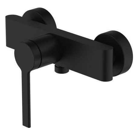 Смеситель для душа Azario VINCENTE с ручным душем, без излива, черный (AZ-VRZ338326PA)