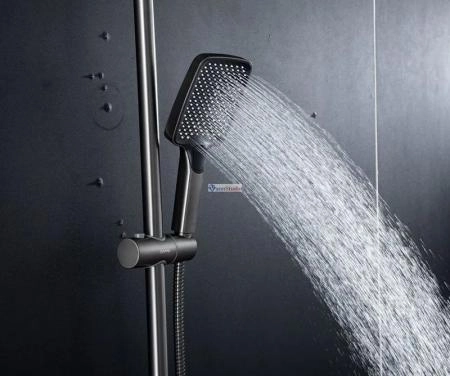 Душевая система Gappo G2418-29 с изливом оружейная сталь