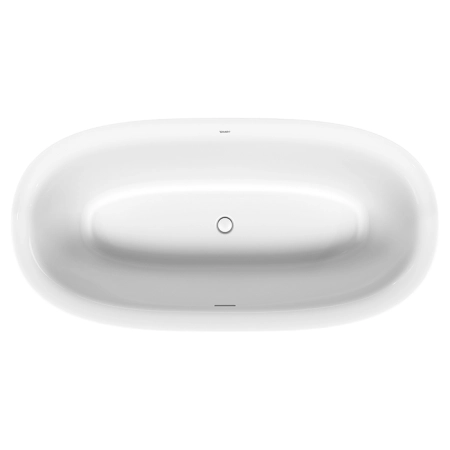 Duravit White Tulip Ванна акриловая 1800х900хh630 мм , отдельност., с бесш.панелью и рамой, с 2 накл для спины, со спец сливом и переливом, цвет белый
