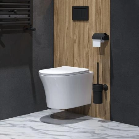 Унитаз Grossman  GR-4475S Style (490*365*355) подвесной Безободковый с тонкой крышкой