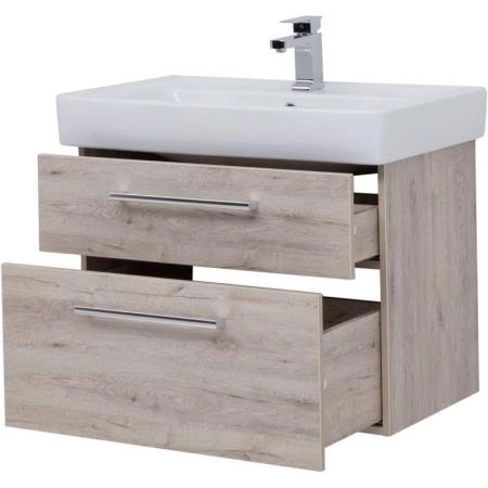 Тумба Dreja Q MAX 80 см под умывальник Q-80, дуб кантри, подвесная