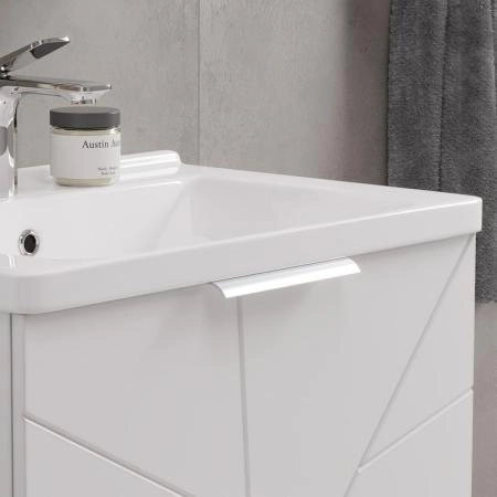 Тумба для ванной Volna Twing 70.2Y белый глянец напольная (Миранда) раковина отдельно