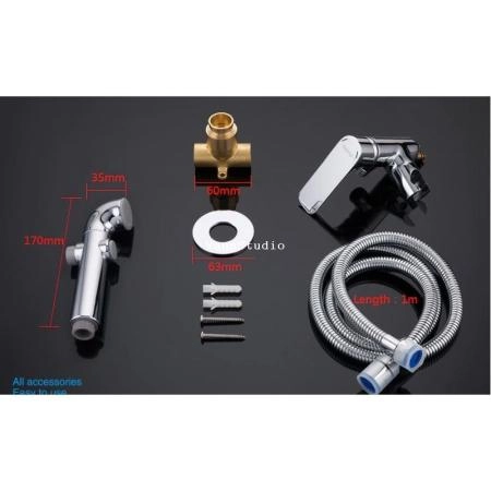 Гигиенический  душ Gappo G7248-1 встраиваемый, хром