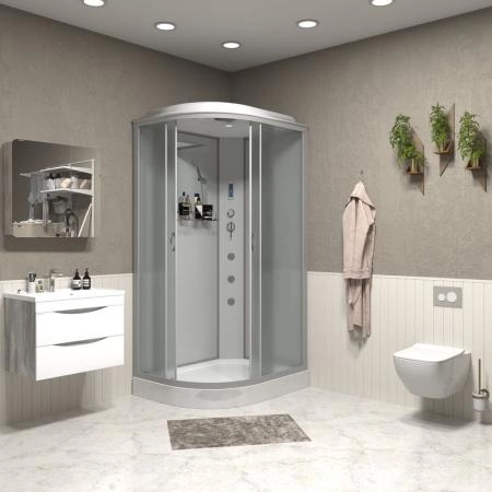 Душевая кабина Niagara NG-3312-14RF 1200х800х2150 низкий поддон 13см стекло матовое