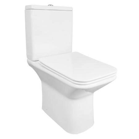 Унитазы Azario Унитаз-компакт безободковый Azario Formal AZ-1353B с крышкой микролифт