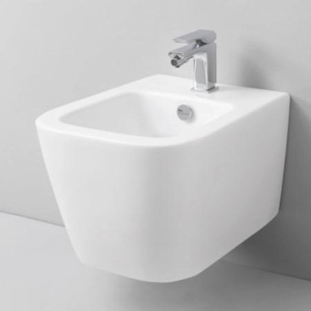 Artceram A16 MINI  Биде подвесное  36х45 см, с 1 отв под смеситель, с креплениями,  цвет белый.