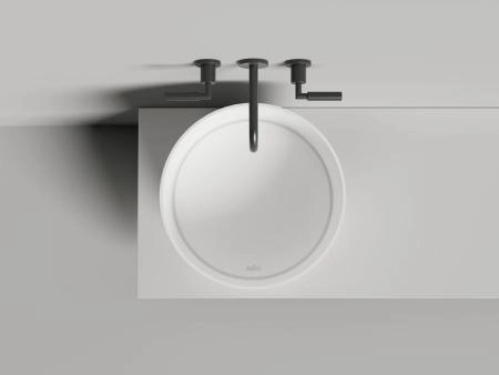 Раковина Salini ARMONIA ROUND 03 S-Sense глянцевая 45x45 130413TG накладная без отв.смесителя
