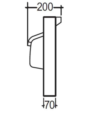 Раковина Jaquar Alive ALS-WHT-85601 71 см встраиваемая