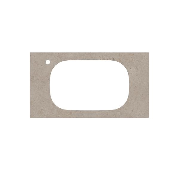 Столешница Kerama Marazzi MAGICA МАДЖИКА MA.2.1.SG540620R\90 Риккарди 90 см, бежевая матовая