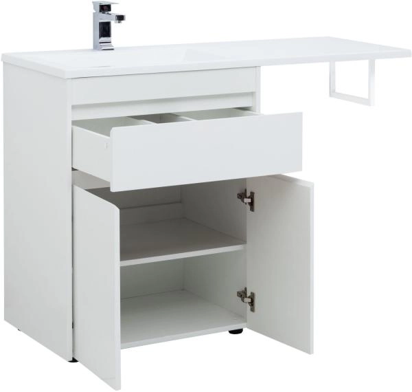 Тумба под раковину Aquanet Токио 68 белый (напольная, 1 ящик, 2 дверцы)