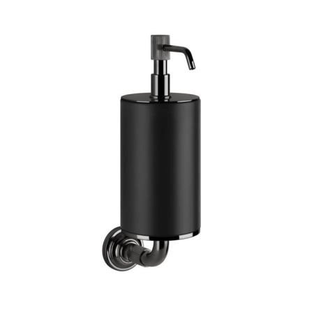 Gessi Venti20 Дозатор для жидкого мыла подвесной, цвет: черный, фурнитура Black Metal PVD
