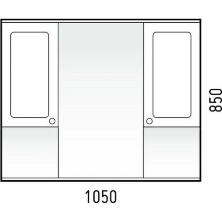 Зеркало-шкаф Corozo Прованс 105/С
