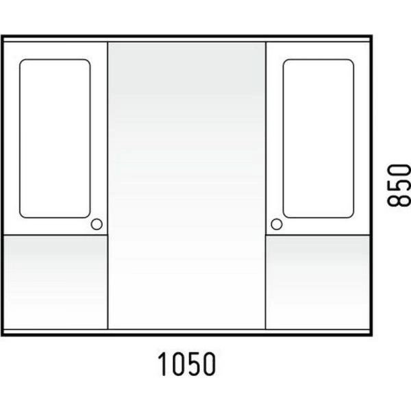 Зеркало-шкаф Corozo Прованс 105/С
