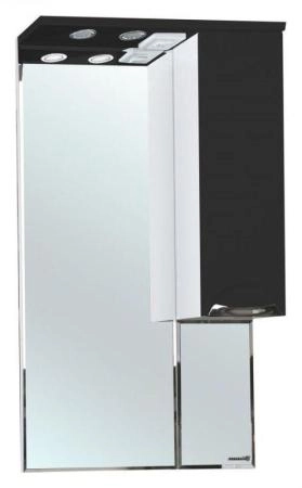 Зеркало-шкаф Bellezza Альфа 55 R с подсветкой черный