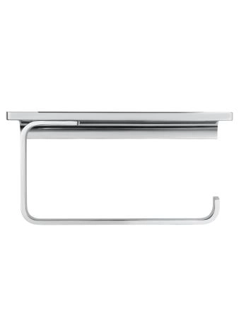 Держатель для туалетной бумаги с полкой WONZON & WOGHAND ECLIPSE, Хром (WW-9126-CR)