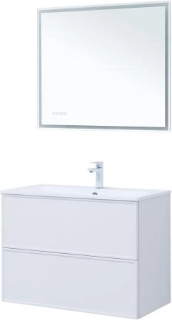 Тумба под раковину Aquanet Арт 90 белый матовый