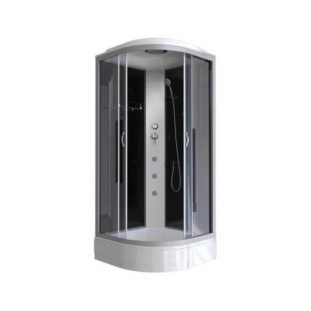 Душевая кабина Niagara Classic NG-3502-14G (1000х1000х2150) низкий поддон(26см) ГИДРОМАССАЖ стекло ТОНИРОВАННОЕ