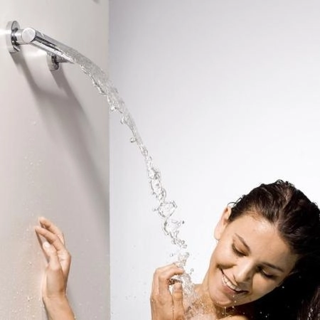 Верхний душ Bossini Cascata Wall I00271F.030 поворотный 250 мм, хром