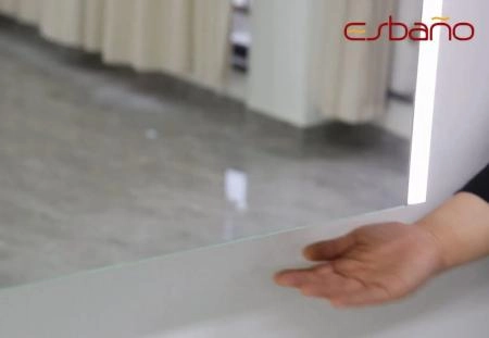 Зеркальный шкаф ESBANO ES-5010NS LED подсветка с розеткой 1000x700X140