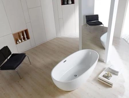 Ванна акриловая Azario Leeds 169x85 свободностоящая (LEE17085)