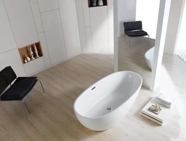 Ванна акриловая Azario Leeds 169x85 свободностоящая (LEE17085)