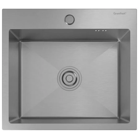 Кухонная мойка GranFest 5045, нержавеющая сталь