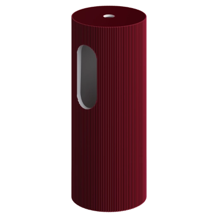 Пьедестал для раковины Boheme рифленый SOLE Corian 300*720 Burgundy 801-Base-Rib-BUR